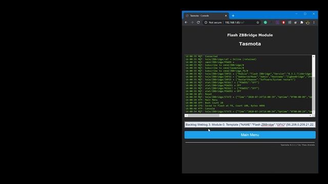 Flashing Tasmota on Sonoff ZigBee Bridge смотреть онлайн