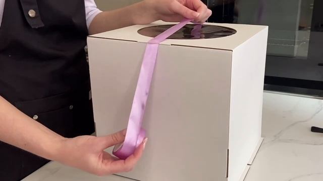 Упаковка торта, как перевязать коробку, как закрепить торт в коробке | How To Pack A Cake