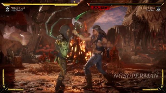 Mortal Kombat 11 - Nightwolf Pure Guts Brutality смотреть онлайн