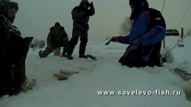 Видео отчёт рыбалка в Савельево 19 января 2013 год. смотреть онлайн
