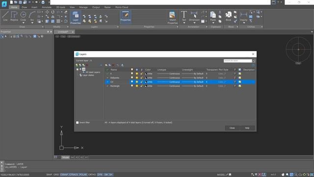 NanoCAD How To Add Layer смотреть онлайн