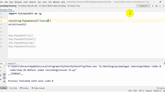Python GUI with PySimpleGUI - easy learn 37 смотреть онлайн