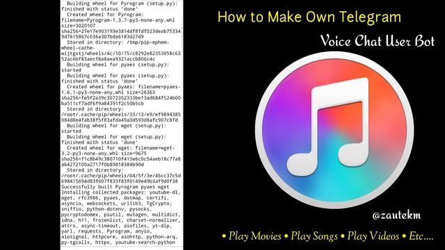 How to Deploy Telegram Voice Chat User Bot on Heroku смотреть онлайн
