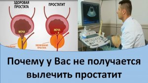 Почему у Вас не получается вылечить простатит.