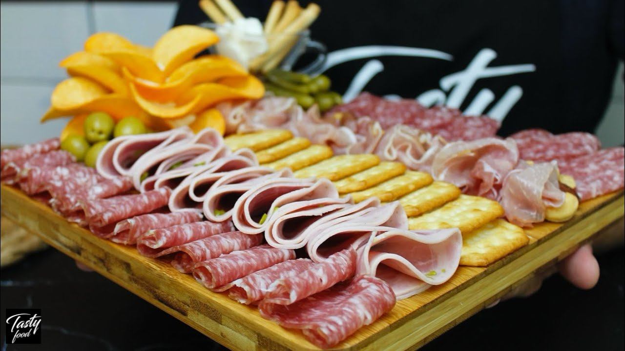 Мясная Нарезка На Праздничный Стол! Подача и Оформление Блюд! смотреть онлайн