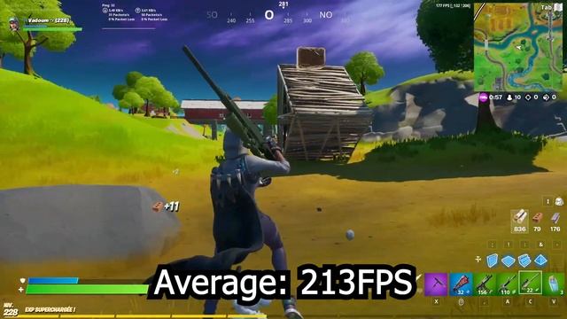 NVIDIA GeForce RTX 2070 SUPER & AMD Ryzen 5 3600 - FORTNITE FPS BENCHMARK