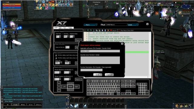 ~Макрос для мышки A4tech X7 ~ Auto CP Potions Aka АЦП!