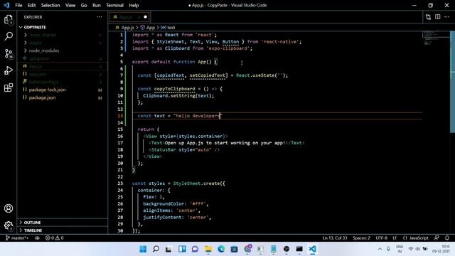 Add Copy Paste Feature In Your React Native Expo Mobile Application || Android & iOS || JavaScript смотреть онлайн