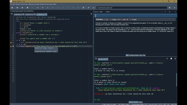 How to try an function in (#python) смотреть онлайн