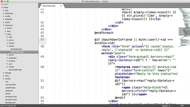 Social Network with PHP: Fix: User profile statuses reply form (30/37) смотреть онлайн