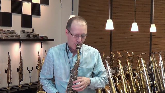 Selmer Mark VI silver alto sax 159,xxx смотреть онлайн