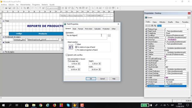 15- Preparando el diseño de reporte de productos-parte3 - Reportes de VFP смотреть онлайн