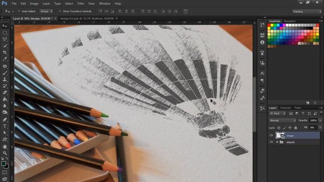 Photoshop Sketch Effect + Download смотреть онлайн