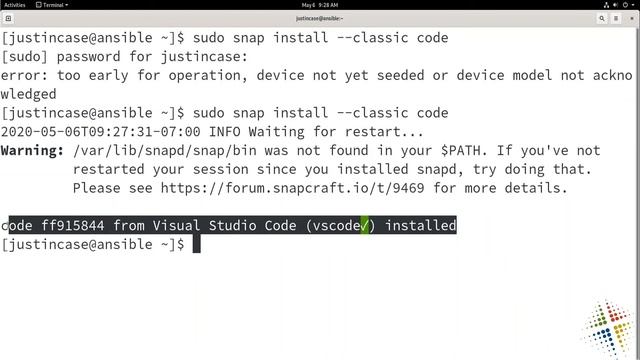 Installing Visual Studio Code on Fedora 31 смотреть онлайн