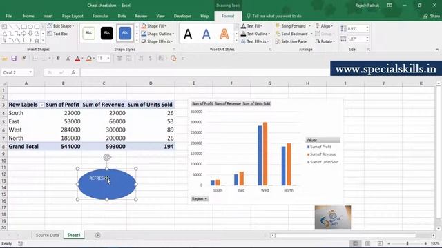 Refresh Pivot Button Macro смотреть онлайн