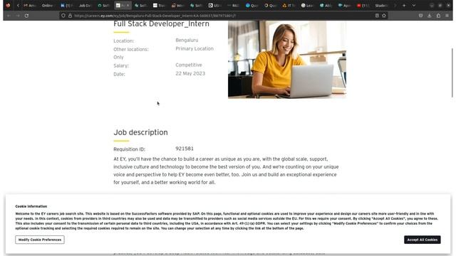 EY Hiring Full Stack Developer Intern | College Intern | React | MS SQL | Azure GIT #jobs #trending смотреть онлайн