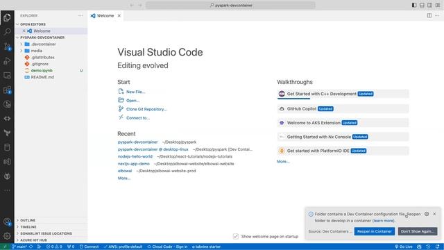 How to Run PySpark in Visual Studio Code | Pyspark | Apache Spark смотреть онлайн