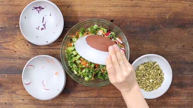 Homemade Vinaigrette Kale Slaw