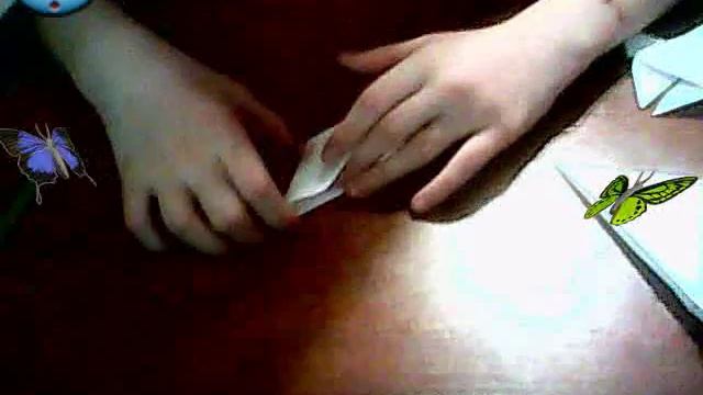 как сделать оригами бабочку :3 смотреть онлайн