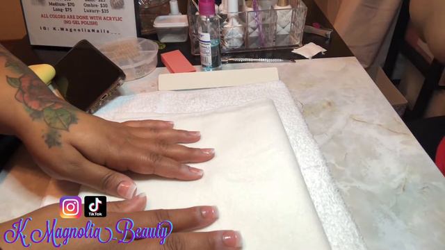 How to do Acrylic Nails with K. Magnolia смотреть онлайн