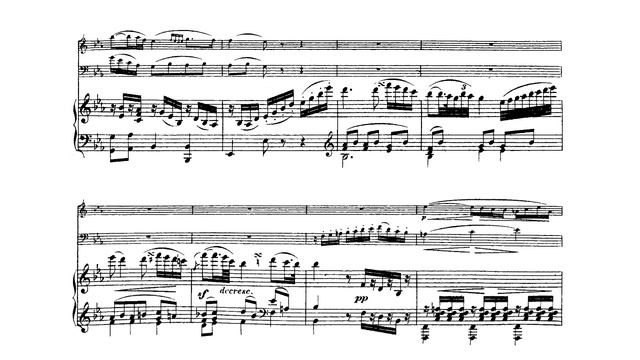 BEETHOVEN Piano Trio No. 4 in B-flat major (Op. 11) 'Gassenhauer' Score смотреть онлайн