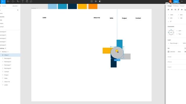 Figma portfolio website design | Part 2 | About Me смотреть онлайн