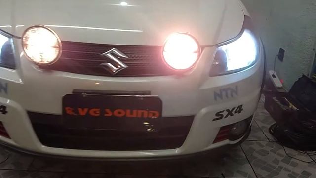 #Vgsound  #SuzukiSX4 - Adaptação Faróis Longa Distância #Hella