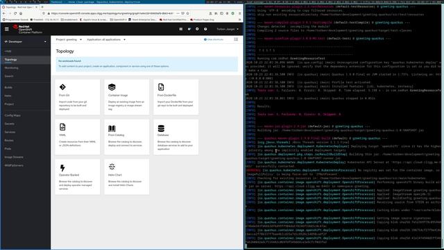 Quarkus Maven Deployment To OpenShift