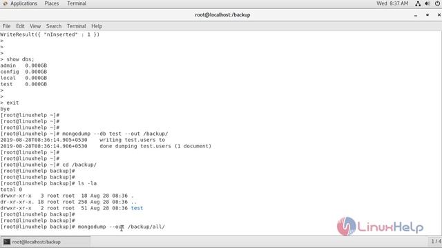 How to Create Backup and Restore The Databases In MongoDB 4.0.11 on CentOs 7.6 смотреть онлайн