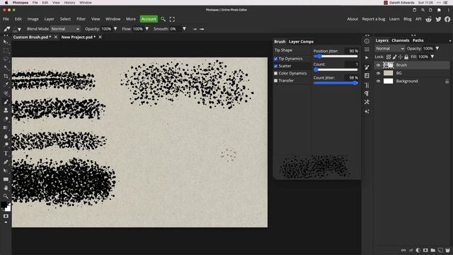 Create a Custom Brush from Scratch in Photopea (Step by Step Tutorial) смотреть онлайн