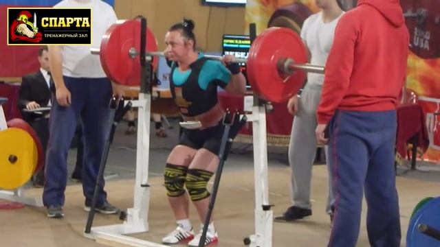 Виктория Лебедева приседание 175 кг. IPF.(в.к. 72 кг). Чемпионат Москвы IPF 2015. смотреть онлайн