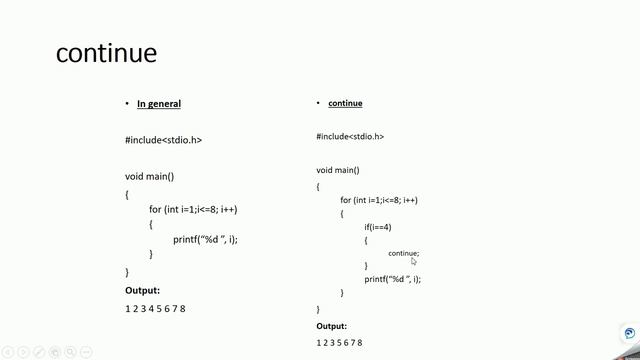 Part 25: Break, continue, return statements in C Programming смотреть онлайн