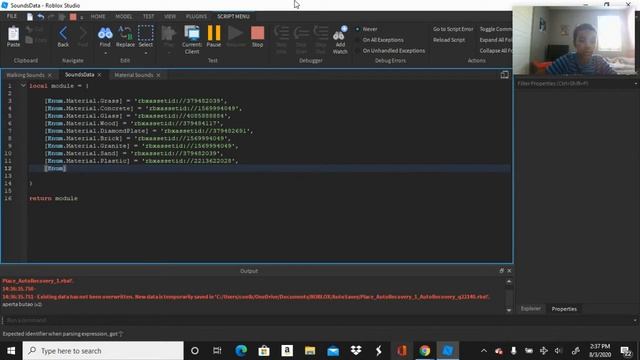 Walking Sounds on Roblox смотреть онлайн