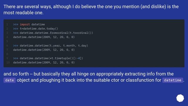 Convert date to datetime in Python смотреть онлайн