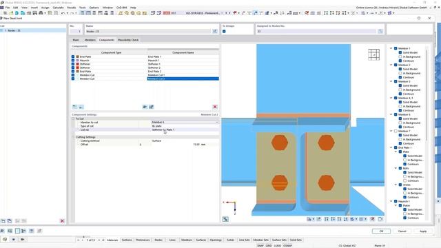 [EN] Расчет стальных соединений с использованием КЭ-модели в RFEM 6 смотреть онлайн