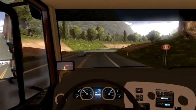 Simulador de Caminhão : Euro Truck Simulator 2 @Ford Cargo 1932 Curitiba / Mafra (EAA) смотреть онлайн