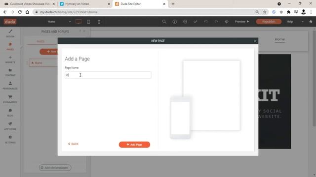 How to embed Vimeo showcase videos on Duda? смотреть онлайн