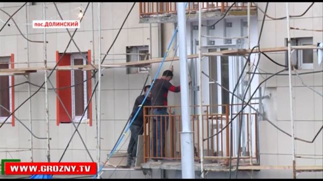 Стремительная реконструкция поселка Долинский продолжается смотреть онлайн