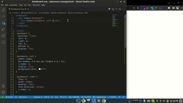 Vue.js 3 Bangla Tutorial: 66. Pharmacy Management Project - 12 Designing dashboard layout смотреть онлайн