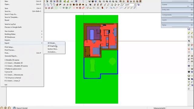Tip to export from Sketchup 3D to AutoCAD 2D смотреть онлайн