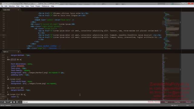 Как сделать вертикальное меню для сайта. CSS вертикальное меню. Часть 4 смотреть онлайн