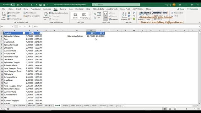 Top 10 Formula untuk melakukan Data Analysis dengan contoh file смотреть онлайн
