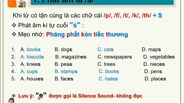 Chuyên đề: Cách phát âm /s/, /iz/, /z/ [THPTQG] - THCS & THPT Phạm Ngũ Lão và IELTS Master HCM смотреть онлайн