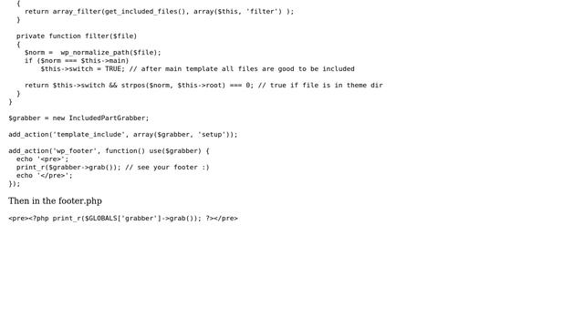 Wordpress: Show list of loaded php files from plugins смотреть онлайн