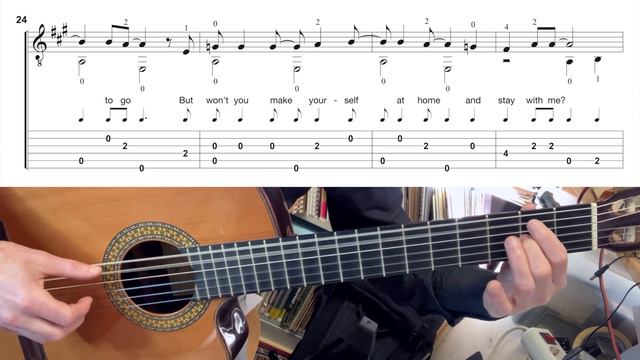 Lay Down Sally - Eric Clapton (Easy fingerstyle tutorial) смотреть онлайн