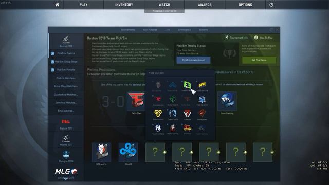 Eleague Boston 2018 - Prelims Pick'Em Challenge смотреть онлайн