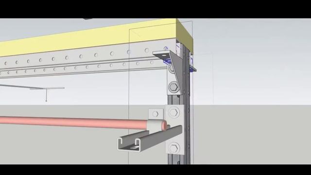 Эстакада , кабельный лоток , крепление трубы на консолях эстакады смотреть онлайн