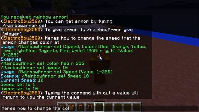 Minecraft Bukkit / Spigot Rainbow Armor Plugin