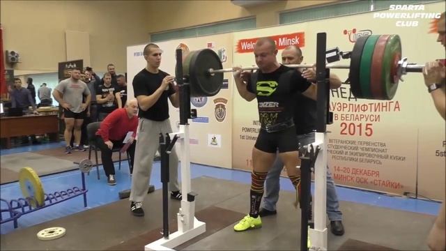 Алексей Кольцов. Приседание 300 кг в в.к. до 83 кг на Кубке РБ 2015 смотреть онлайн