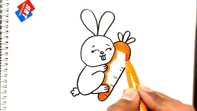 O और 2 से खरगोश का चित्र कैसे बनाएं | how to draw rabbit from O and 2 | Tricky Drawing step by step смотреть онлайн